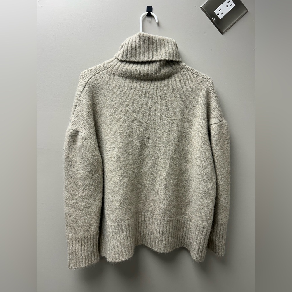 Zara Women’s Light Brown Turtleneck‎ Sweater - Picture 3 of 5
